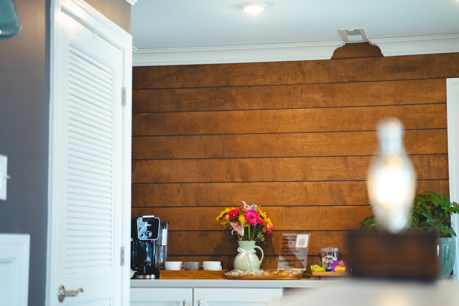 Studio interior, natural light